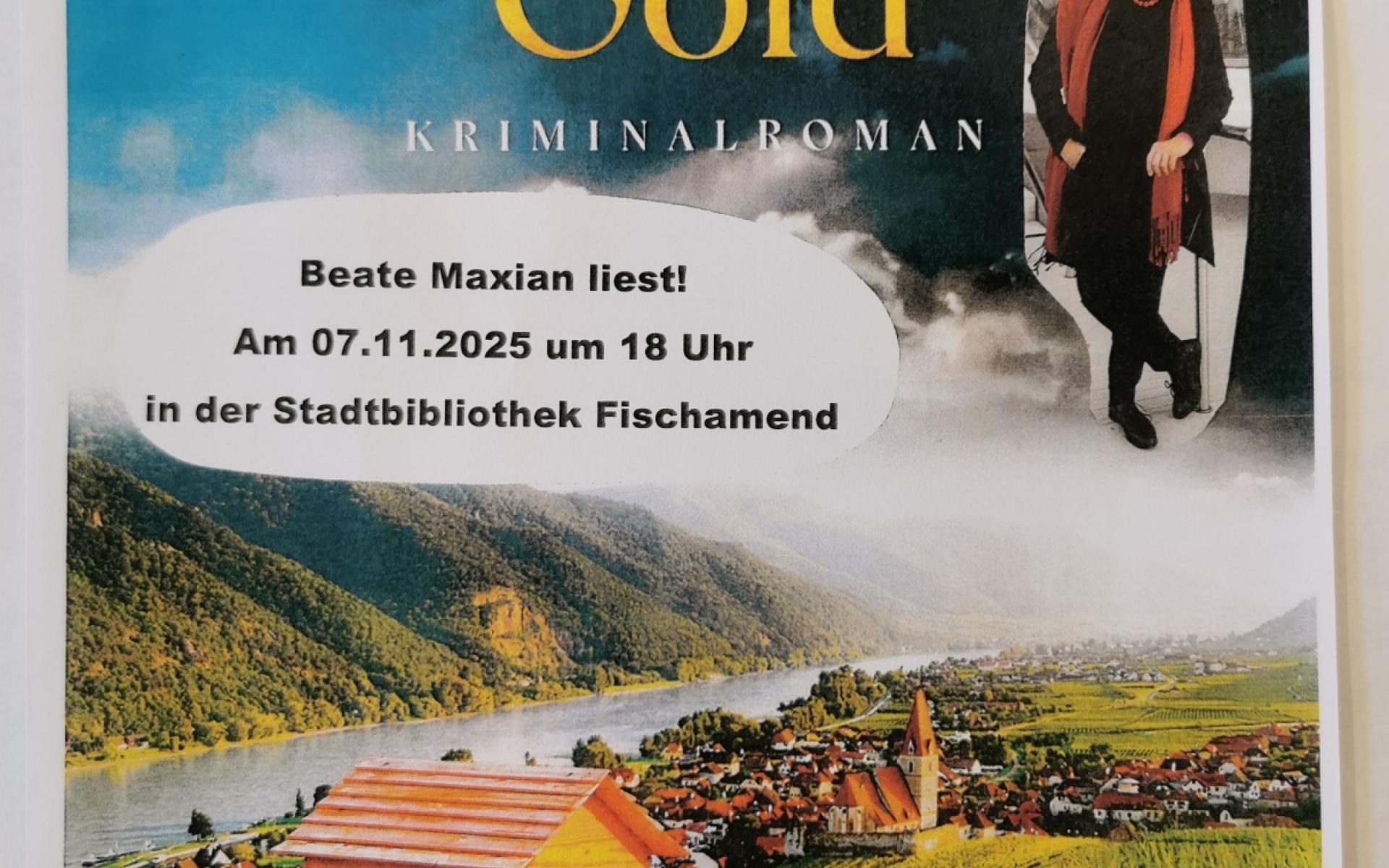 Einladung Lesung Tödliches Gold