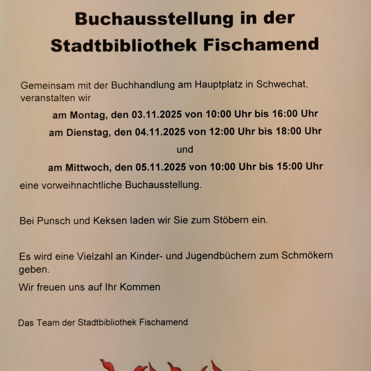 Einladung Buchausstellung